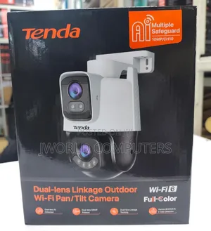 Tenda Dual-Lens Ch10 Camera Outdoor Wi-Fi Pan/Tilt Camera