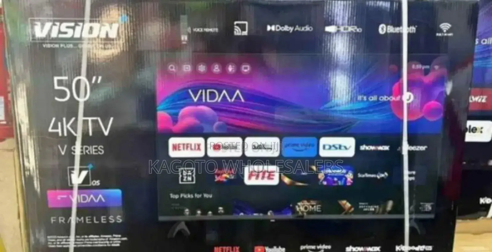 Vision 50inch Vidaa Smart Tv