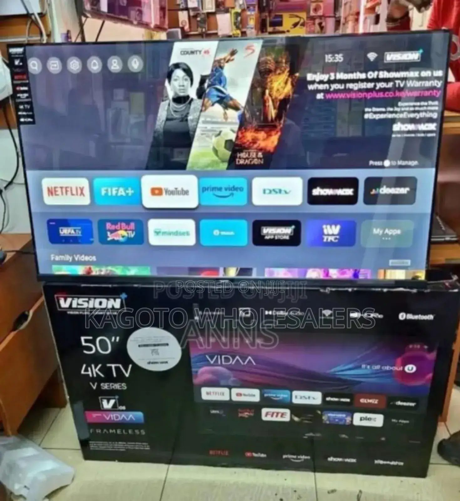 Vision 50inch Vidaa Smart Tv