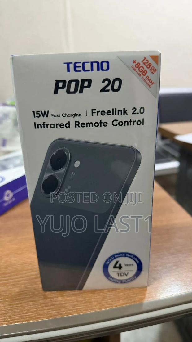 New Tecno Pop 20 128 GB Gray - main view