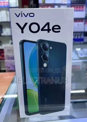 New Vivo Y04 64 GB Black