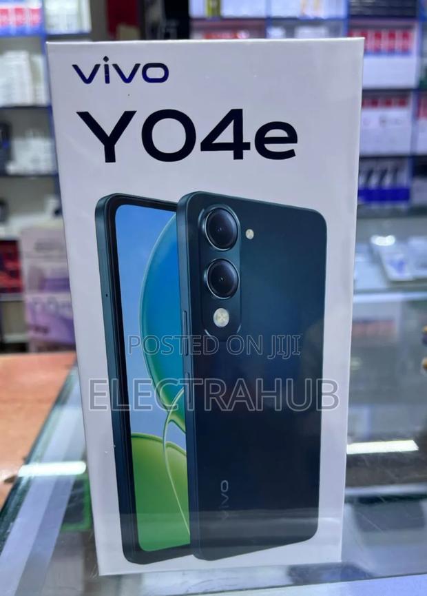 New Vivo Y04 64 GB Black
