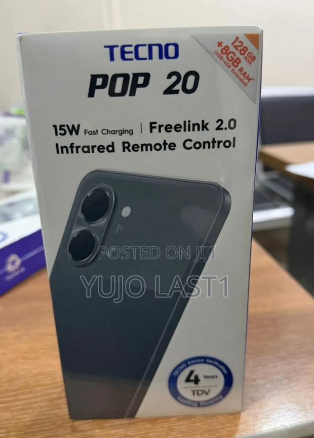 New Tecno Pop 20 128 GB Gray - thumbnail 3