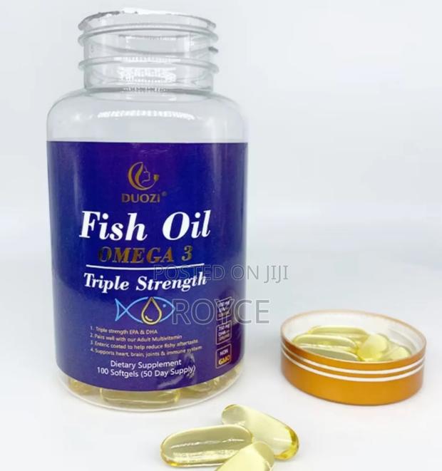 Fish Oil Omega 3 Softgels - Triple Strength