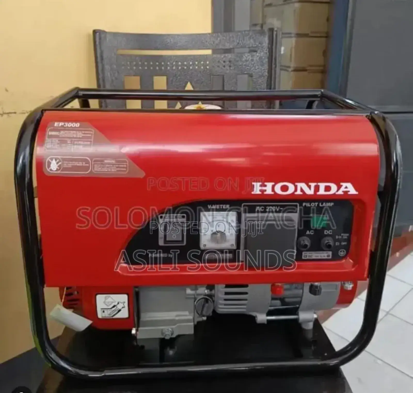 Honda 3kw/240v Gasoline Generator, I