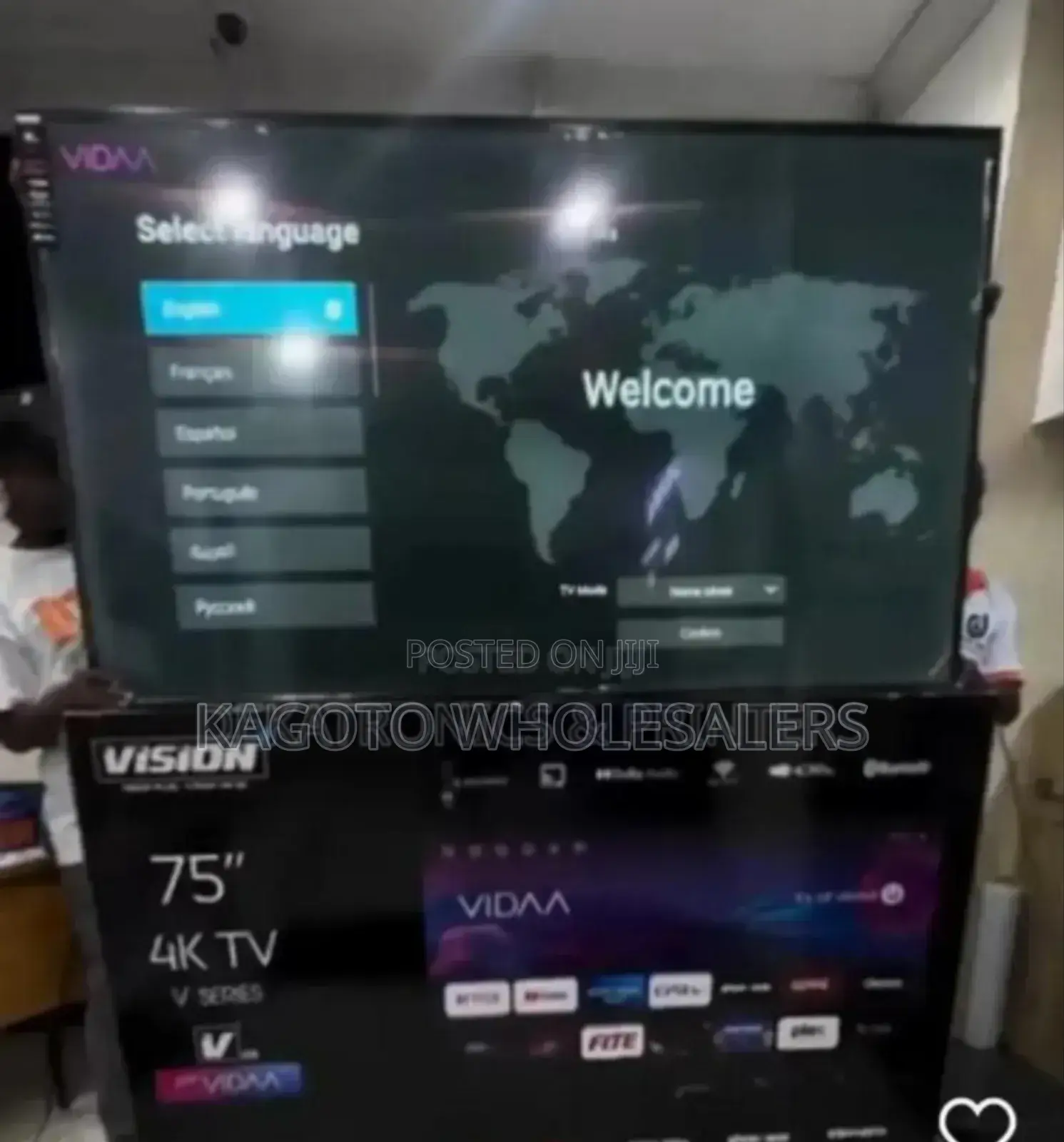Vision 75inch Vidaa Smart Tv