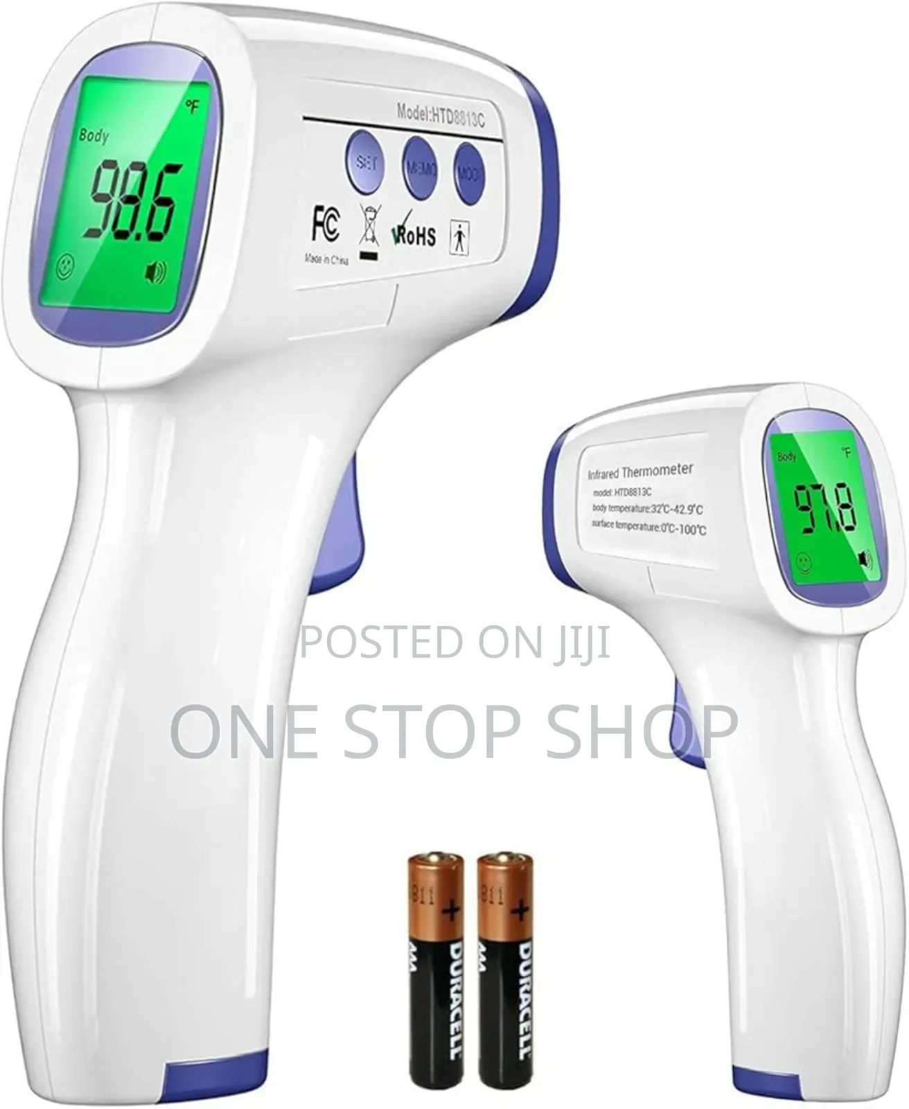 Crystal Non Touch Infrared Thermometer With 2 Measurements Modes