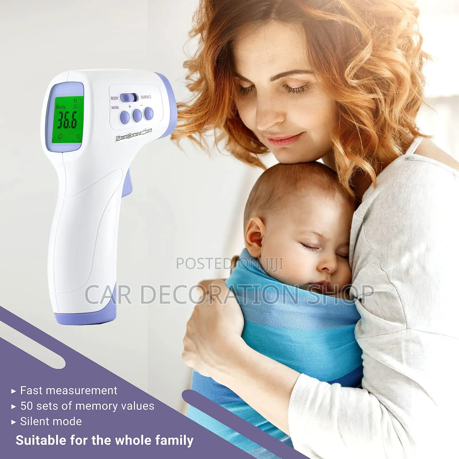 LCD Contactless Smart Infrared Thermometer
