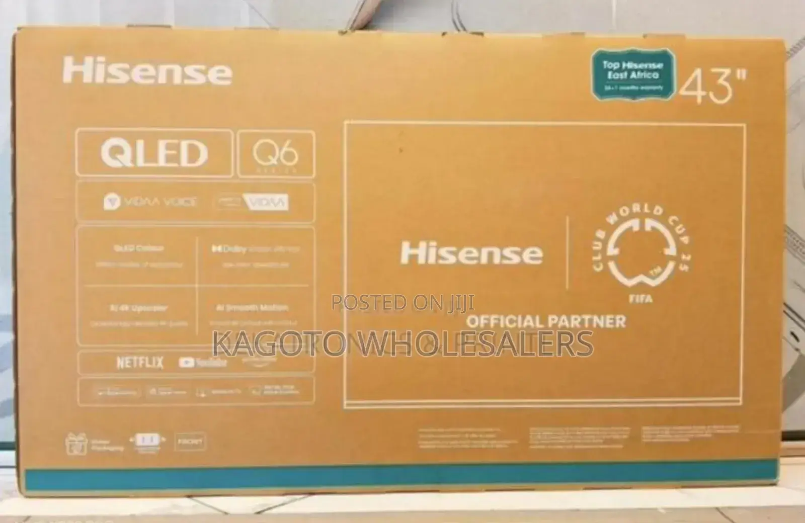 Hisense 43inch Qled Smart Tv