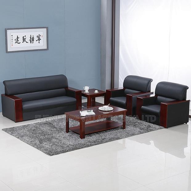 Office Sofa; 5-seater Pu Leather Office Sofa - thumbnail 9