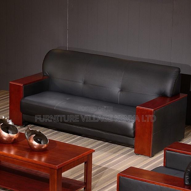 Office Sofa; 5-seater Pu Leather Office Sofa - thumbnail 16