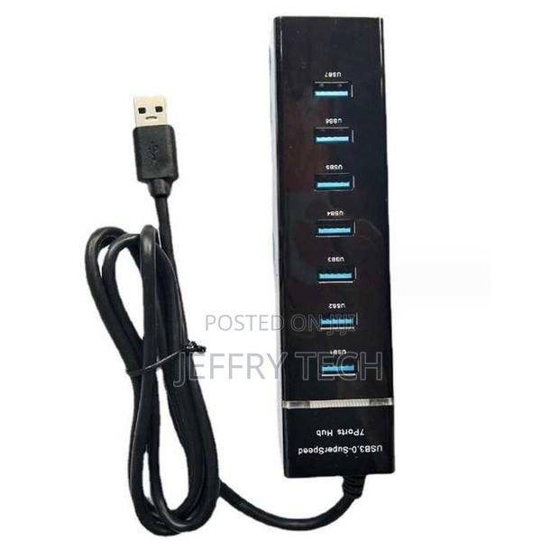 7-Port Usb 3.0 Hub – High-Speed Data Transfer – Plug Play - main view