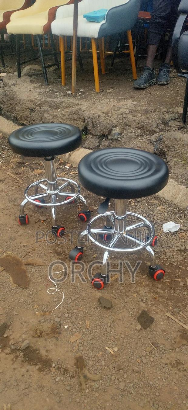 Round Pedicure Stools - main view