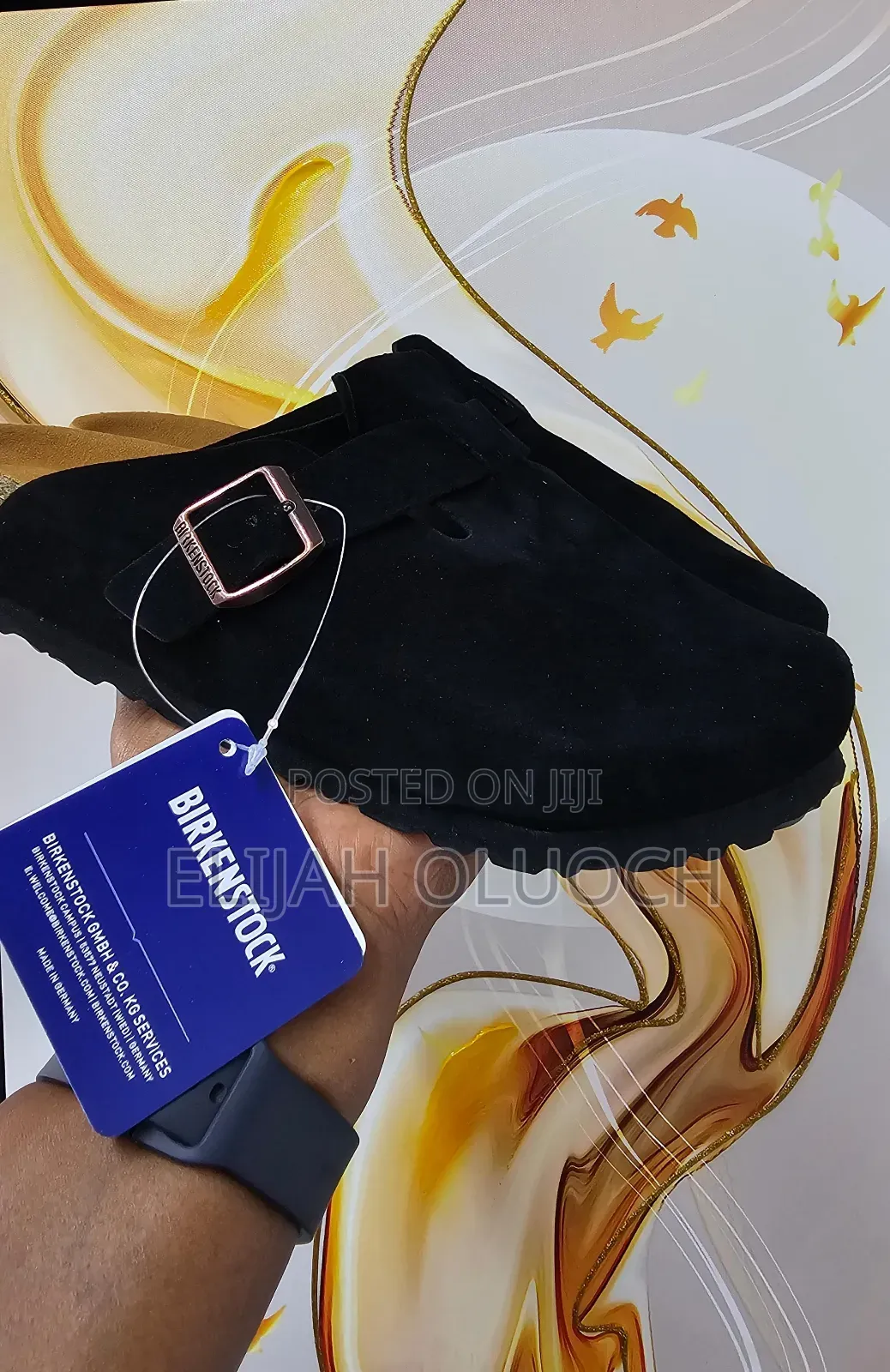 Birkenstock Boston Classic Suede Clogs - Black
Quality