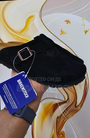 Birkenstock Boston Classic Suede Clogs - BlackQuality - thumbnail 2