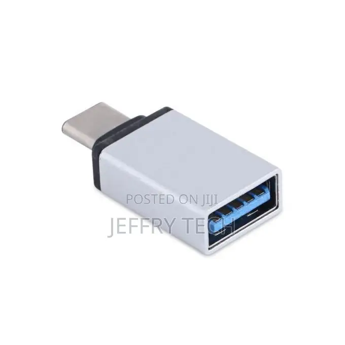 Type-C to Usb Adapter With a Metal Body for Flash Drives on Mobile
