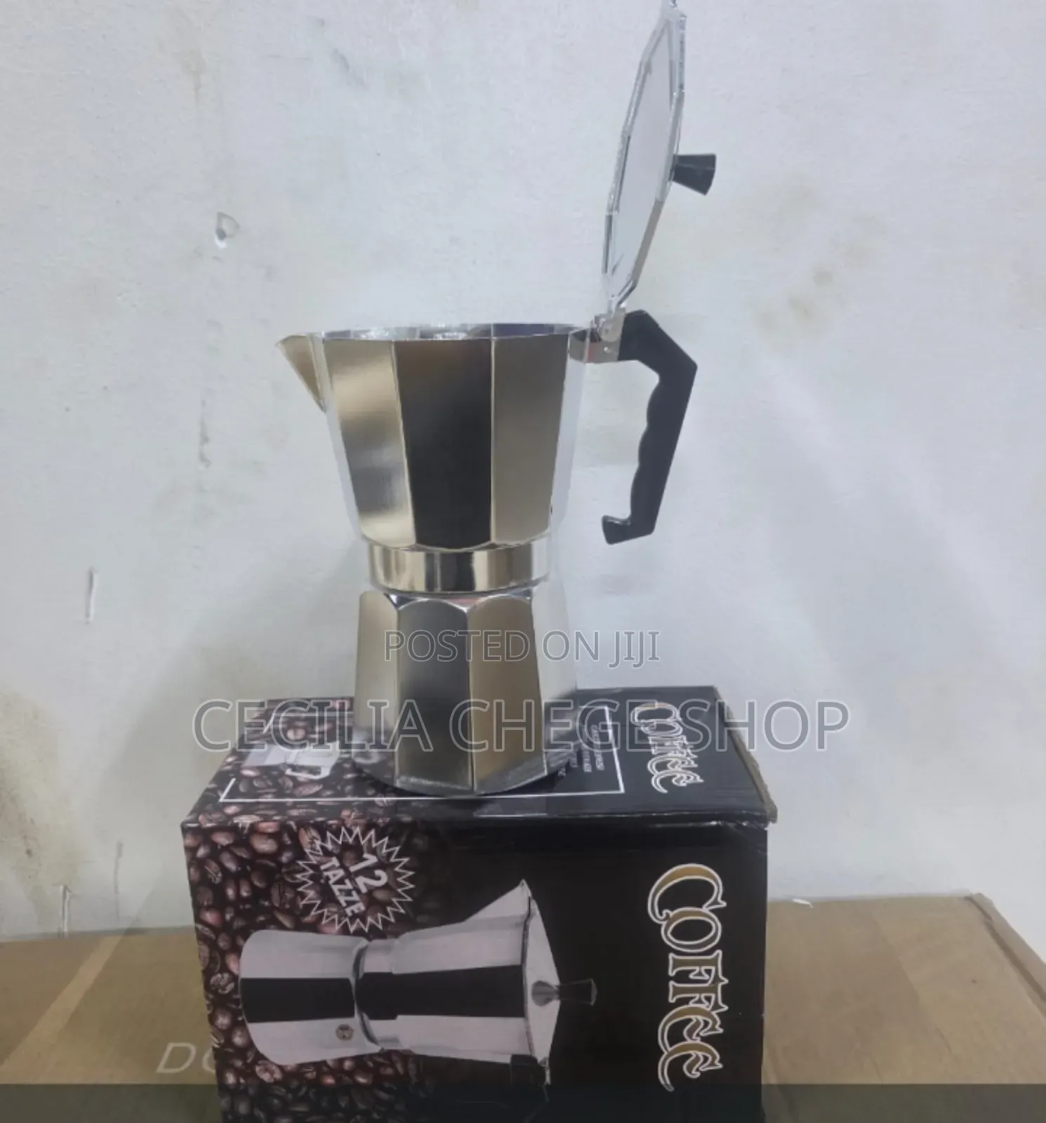 *600 Stainless Steel Coffee Pot* * Italian Pot Espresso Coffee