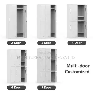 Office Cabinet; 12-locker Steel Office Cabinet