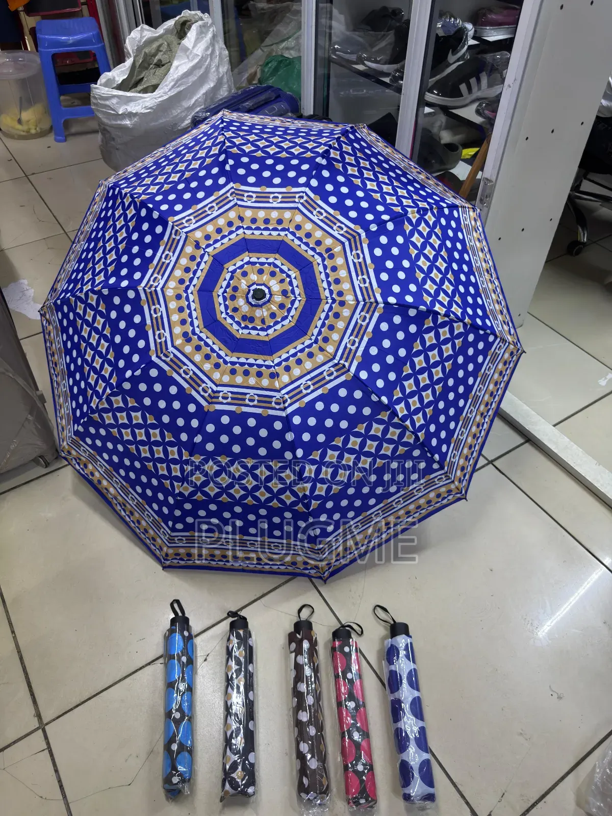 Foldable Large Strong Umbrella 2-3 Adults