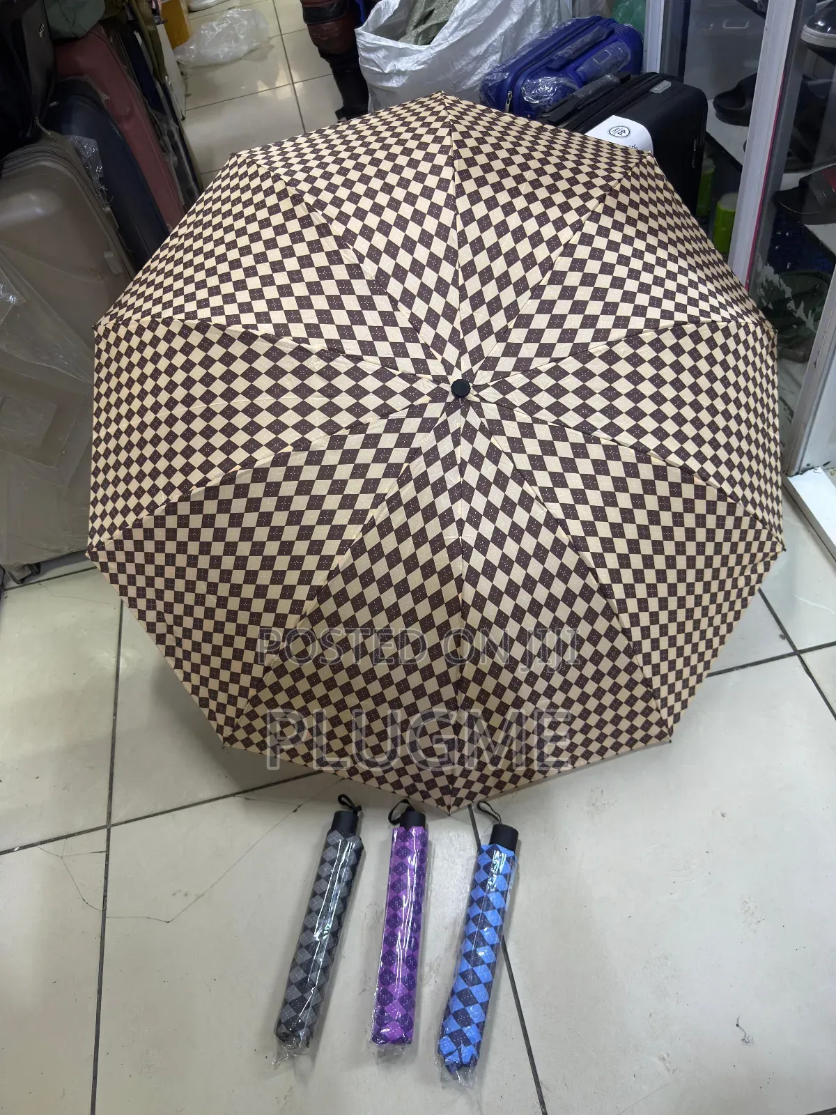 Foldable Large Strong Umbrella 2-3 Adults
