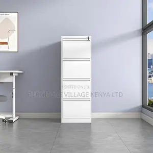 Office Cabinet; 4-drawers Office Filing Cabinet With Locking Bar
