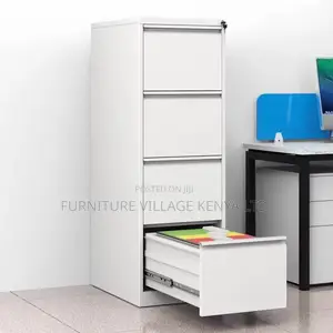 Office Cabinet; 4-drawers Office Filing Cabinet With Locking Bar