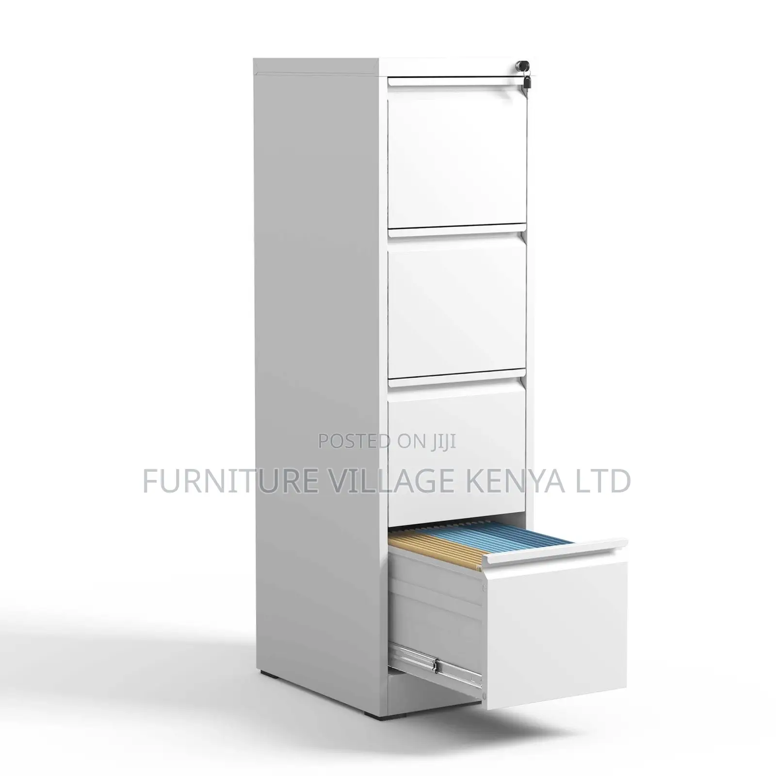 Office Cabinet; 4-drawers Office Filing Cabinet With Locking Bar