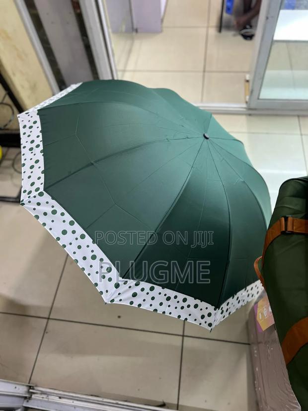 Foldable Large Floral Strong Umbrella (2-3) Adults - thumbnail 2