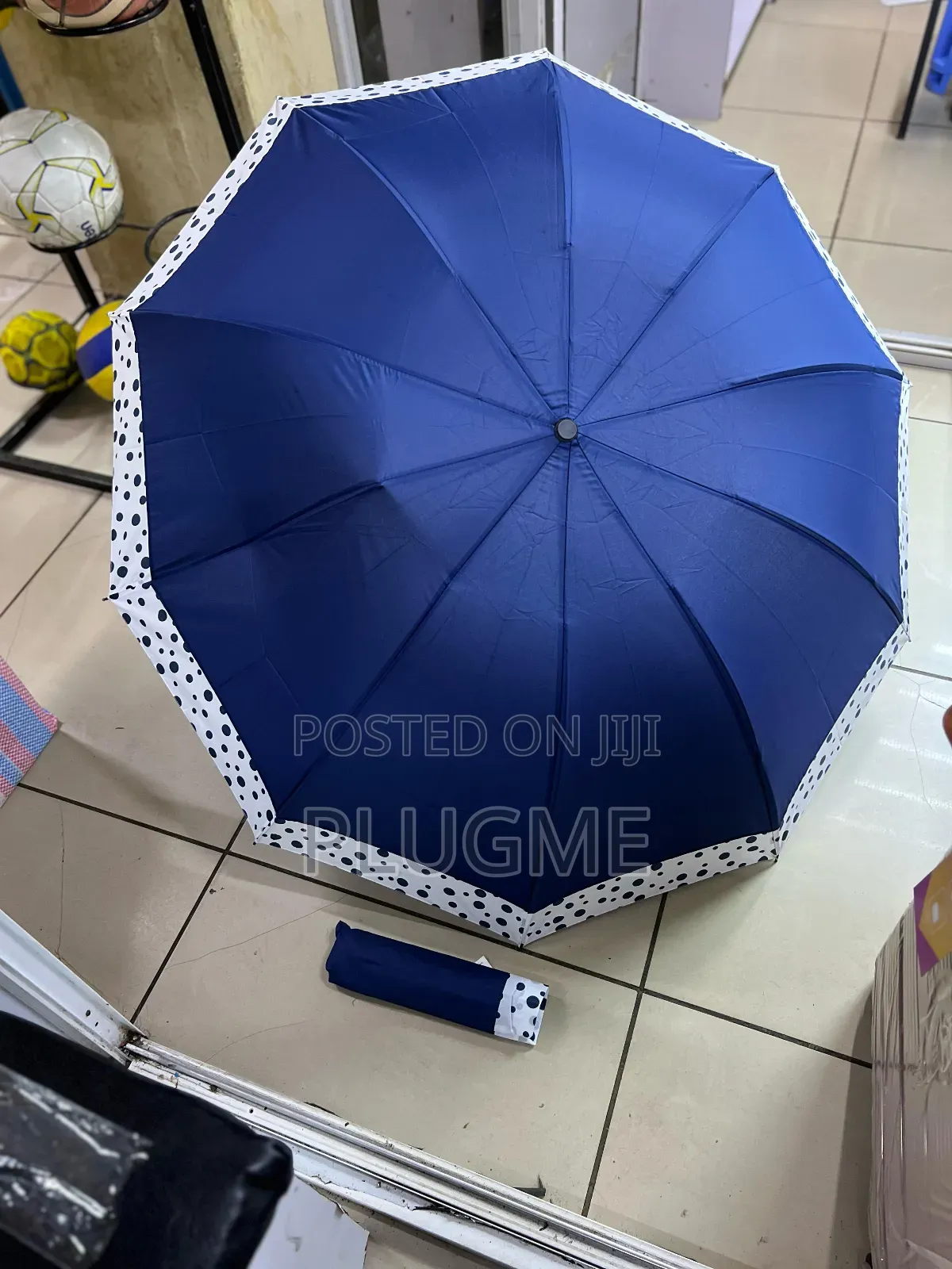Foldable Large Floral Strong Umbrella (2-3) Adults