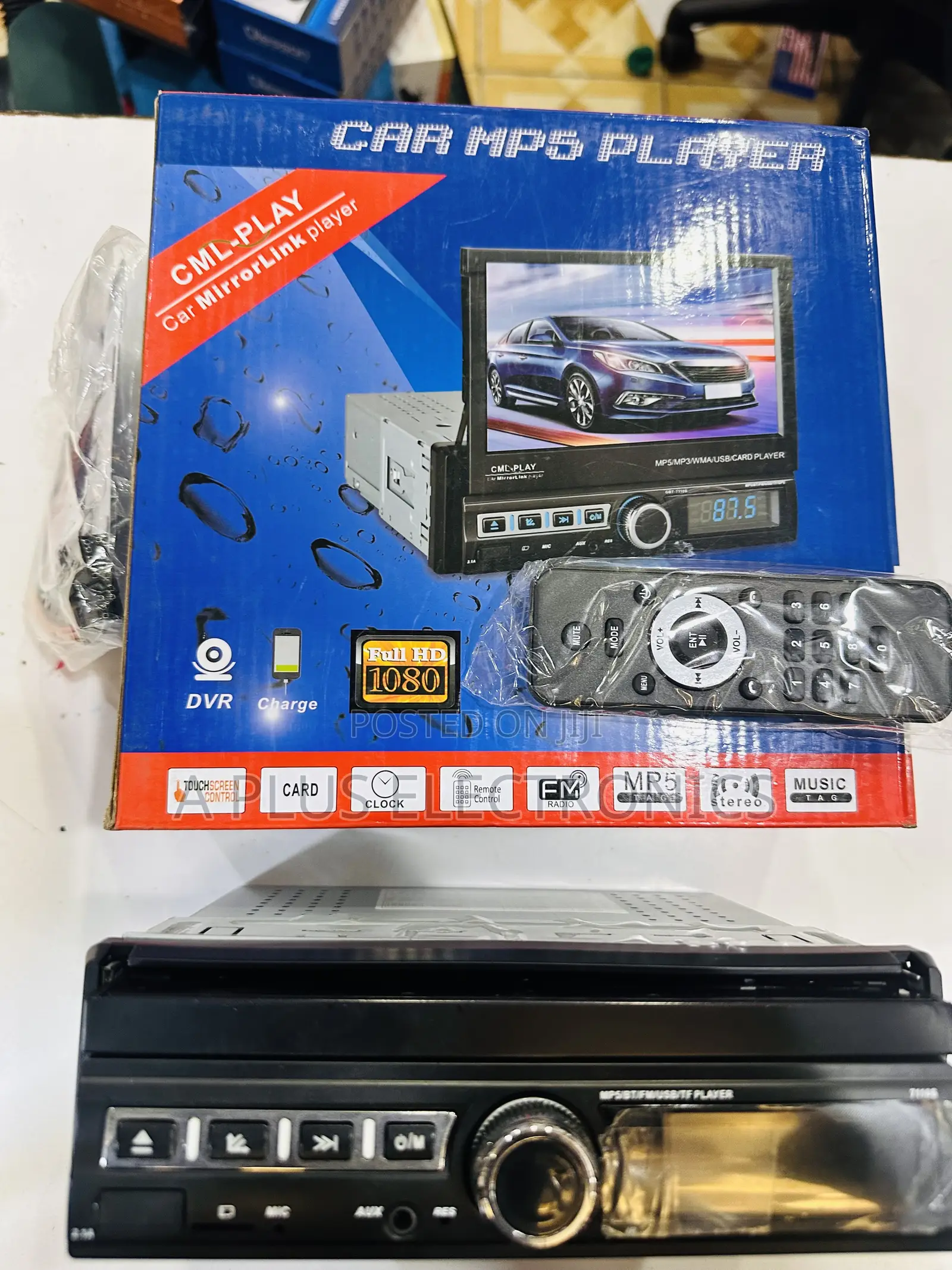 7 Inch Retractable Screen Car Radio – Smart Touchscreen