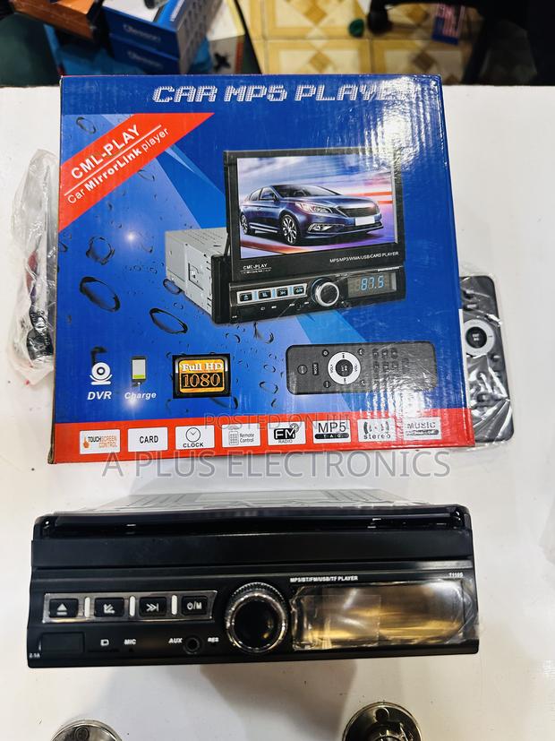 7 Inch Retractable Screen Car Radio – Smart Touchscreen - thumbnail 2