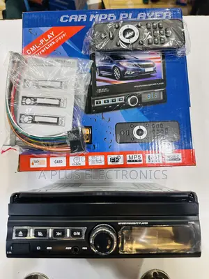 7 Inch Retractable Screen Car Radio – Single Din