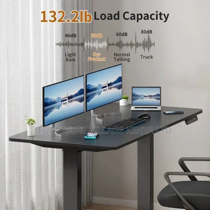 Office Desk; 160cm Height Adjustable Electric Standing Desk