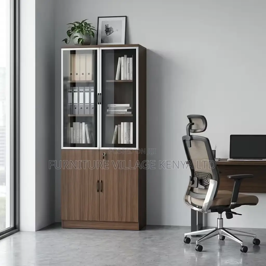 Office Cabinet; Modern Wood Office Storage Cabinet