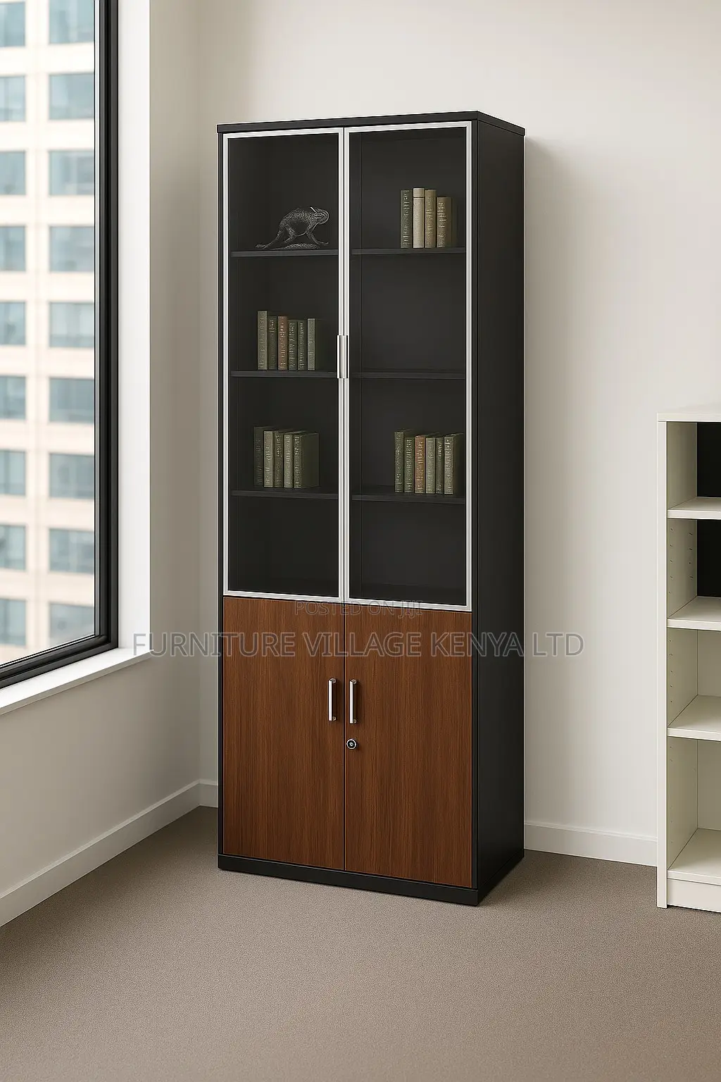 Office Cabinet; Modern Wood Office Storage Cabinet