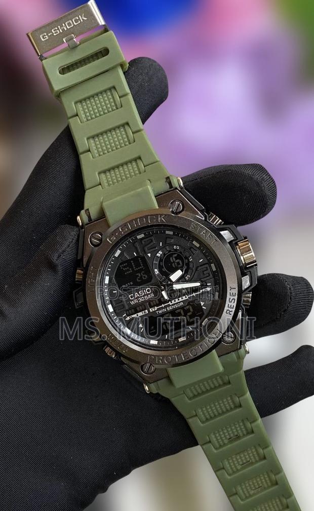 Casio G-Shock Analog-Digital Wristwatch Military Green Band. - thumbnail 4