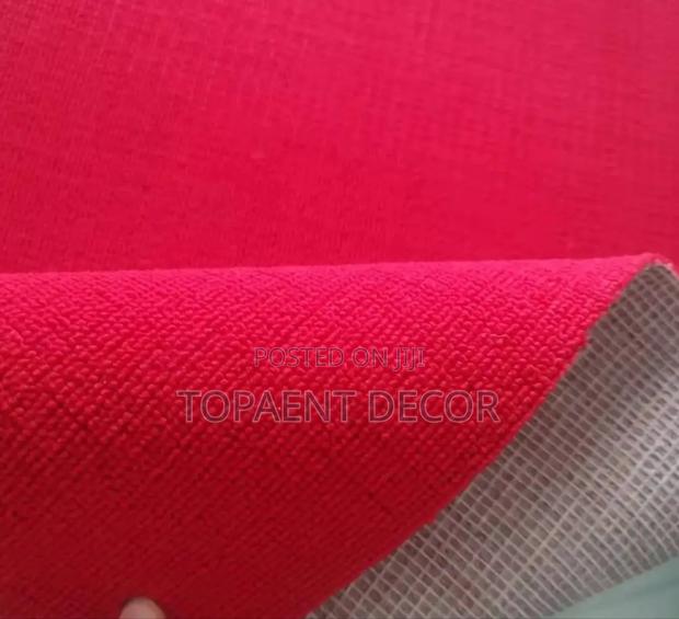 Plain Red Clean Installation Guaranteed Wall To Wall Delta Carpets - main view