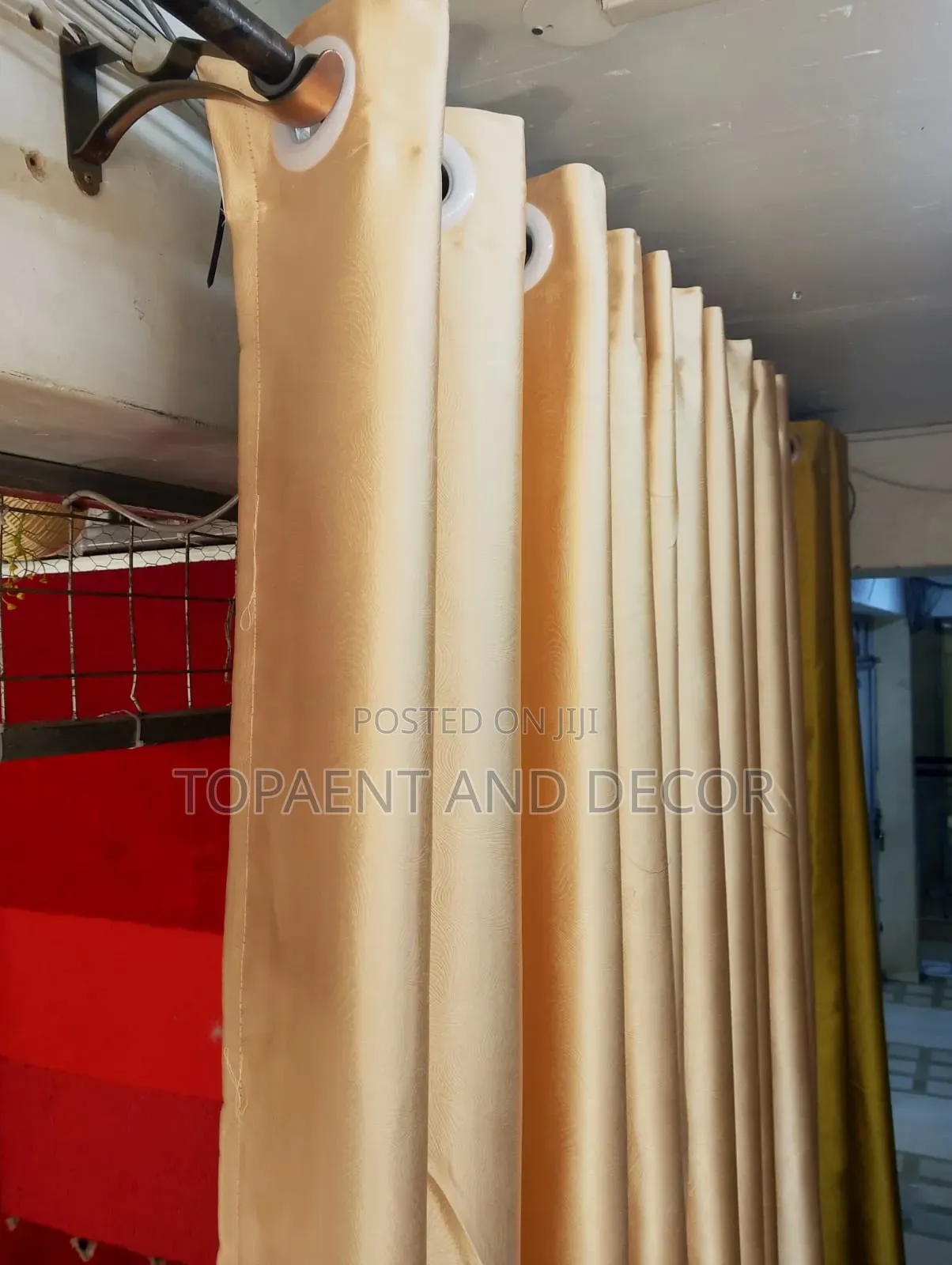 Gold Themed Blackout Curtains