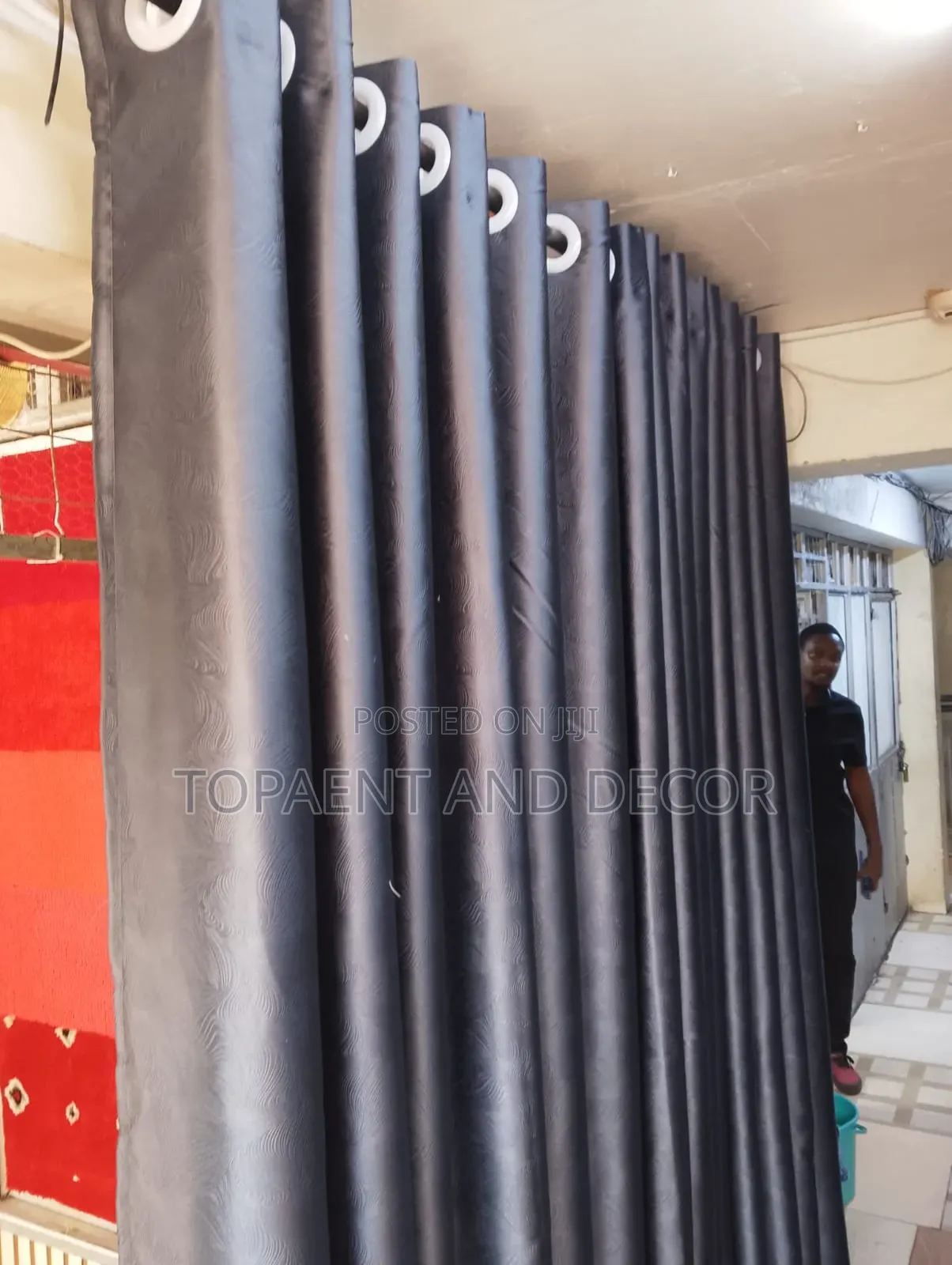 Dark Grey Premium Blackouts Curtains