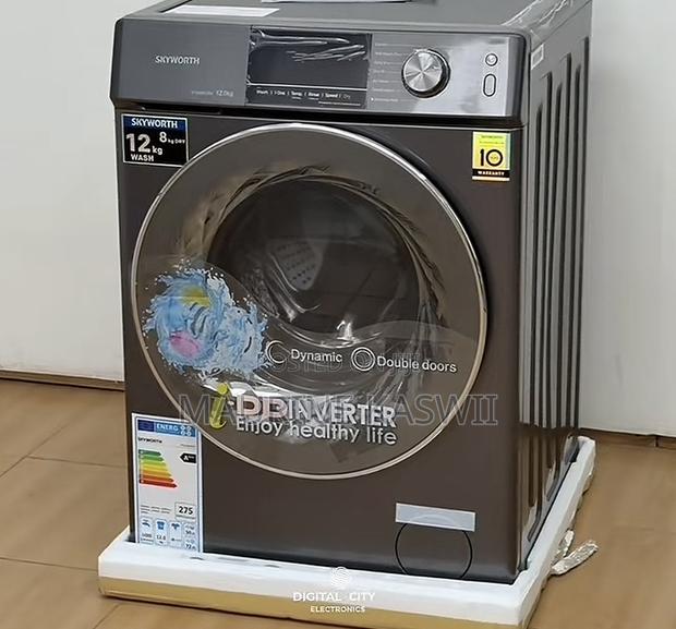 Skyworth 12/8kg Automatic Wash Spin - main view
