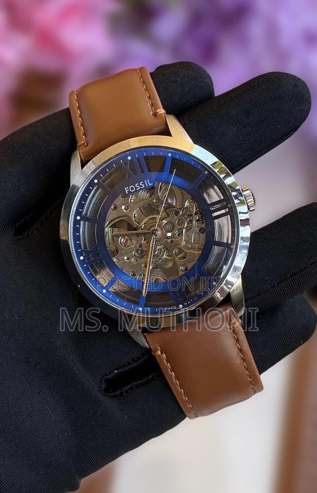 Automatic Fossil Townsman (Blue Skeleton Dial ) - main view