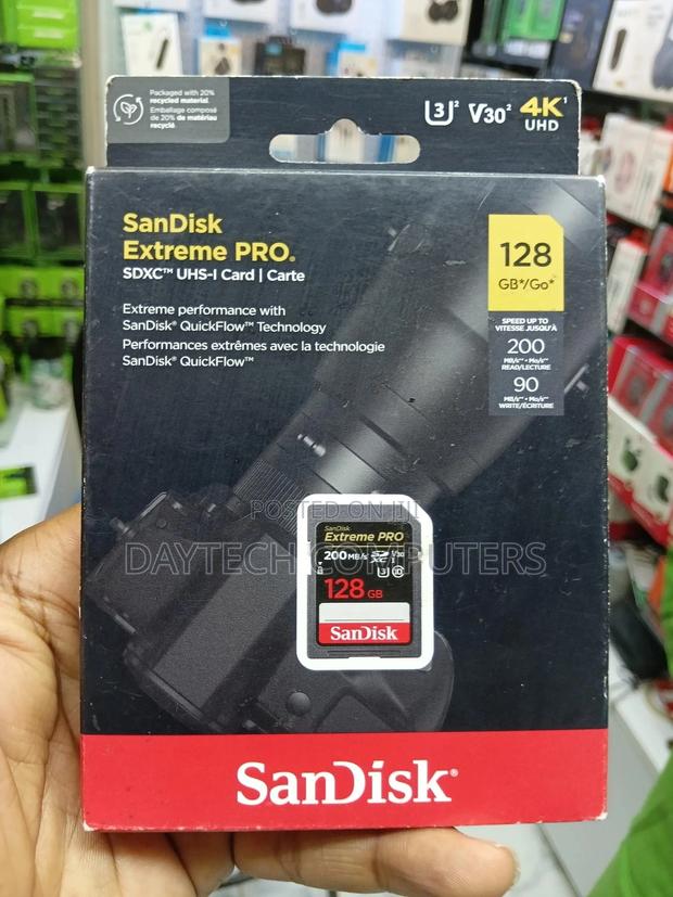 Sand Disk Extreme Pro Sd Uhs-Ii Card 128gb - thumbnail 2