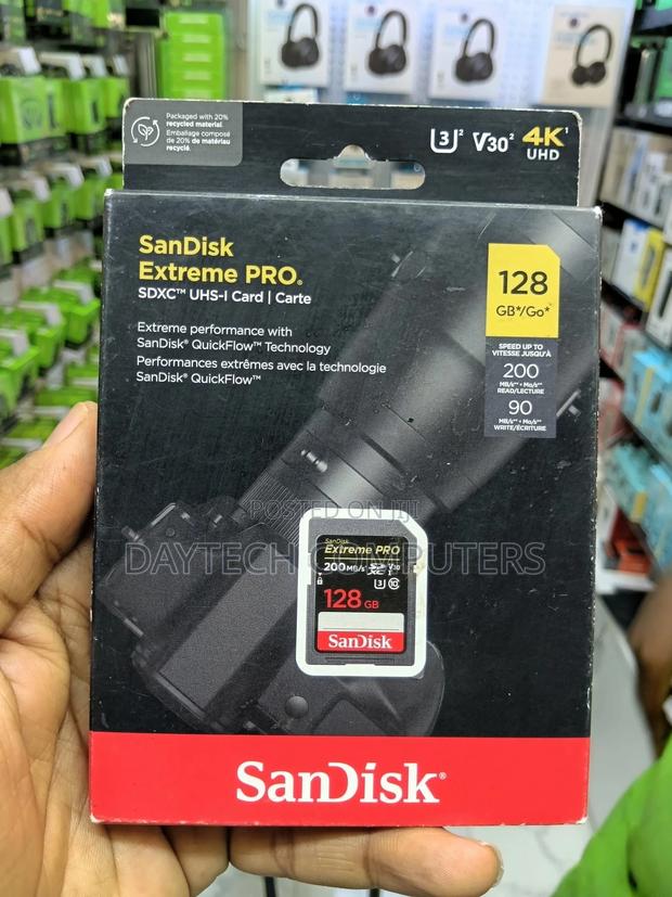 Sand Disk Extreme Pro Sd Uhs-Ii Card 128gb - main view