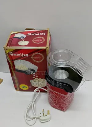Portable Hot Air Popcorn Maker With Measuring Cup
 - Bz