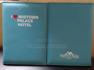 Branded Leather Menu Holders