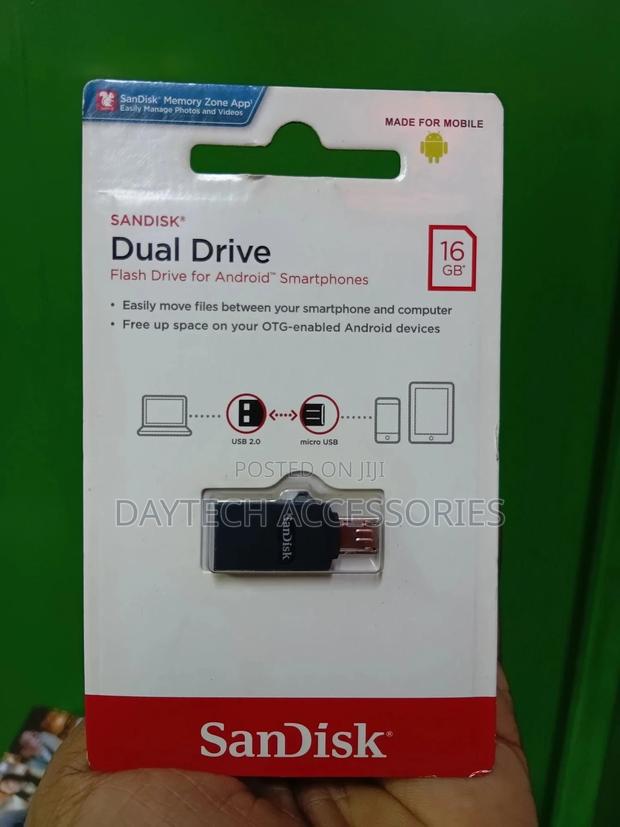Sandisk Ultra 16gb Usb 2.0 Otg Flash Drive With Micro Usb Connector - thumbnail 2