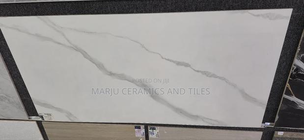 600 ×120 White Marble Finish Ceramic Tile - main view