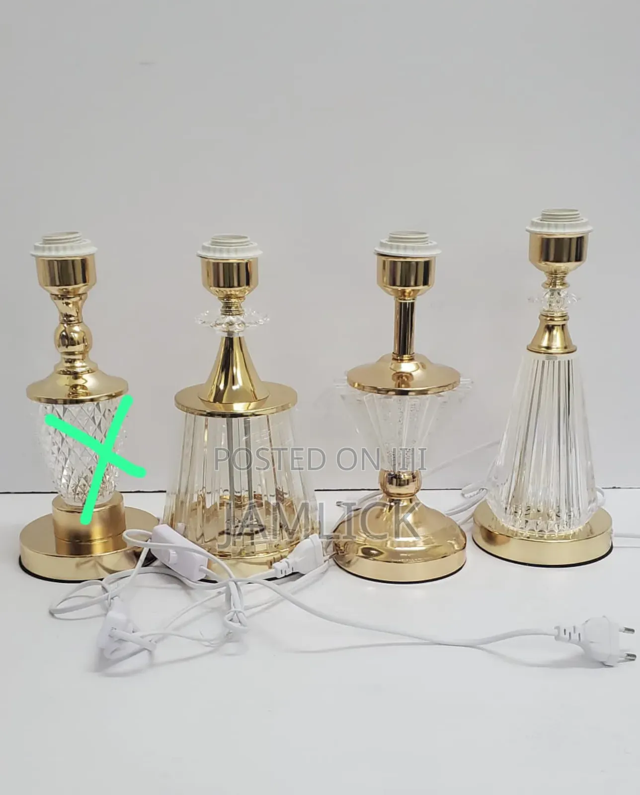Crystal Luxury Lamp Table - Bz