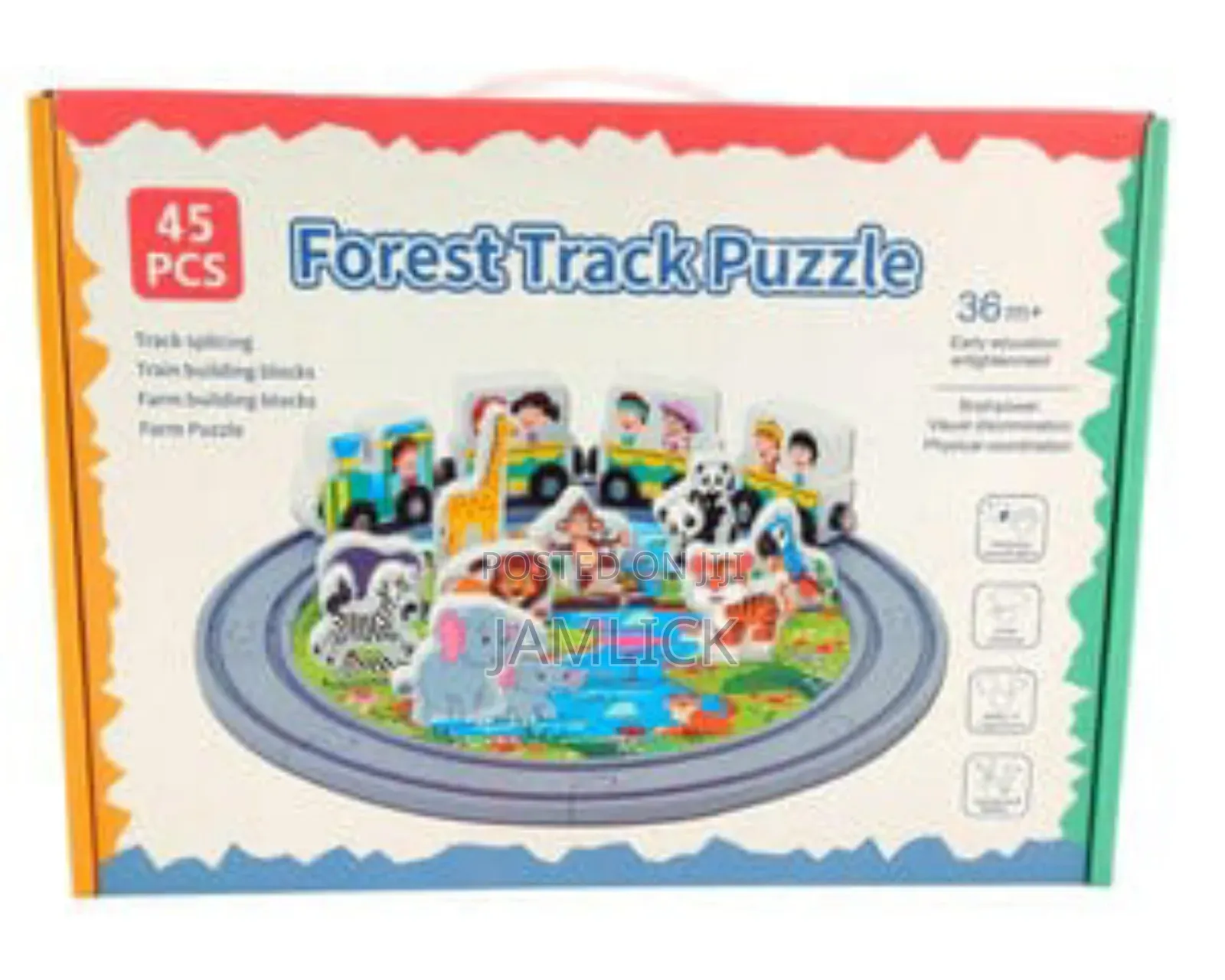 45pcs Forest Track Puzzle - Jy