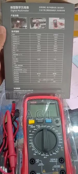 Ut890d+ Digital Multimeter Ac/Dc Voltage